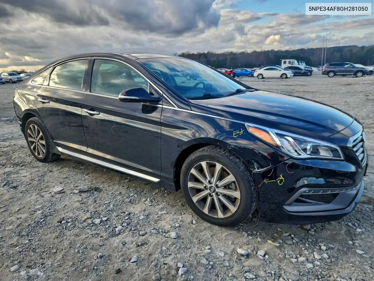 5NPE34AF8GH281050 2016 Hyundai Sonata Sport