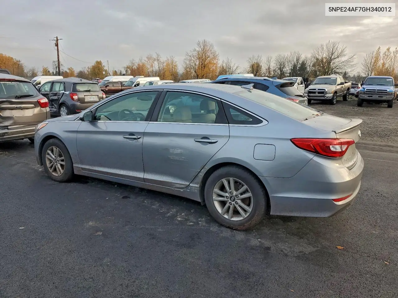 5NPE24AF7GH340012 2016 Hyundai Sonata Se
