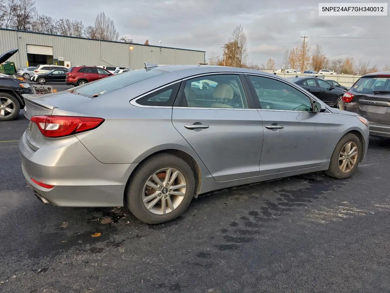 5NPE24AF7GH340012 2016 Hyundai Sonata Se
