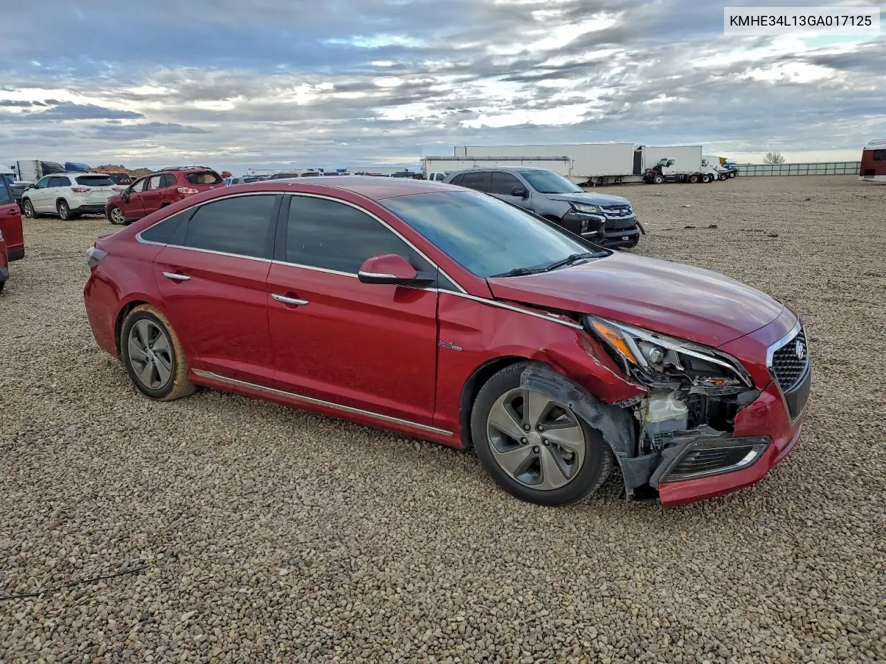 KMHE34L13GA017125 2016 Hyundai Sonata Hybrid
