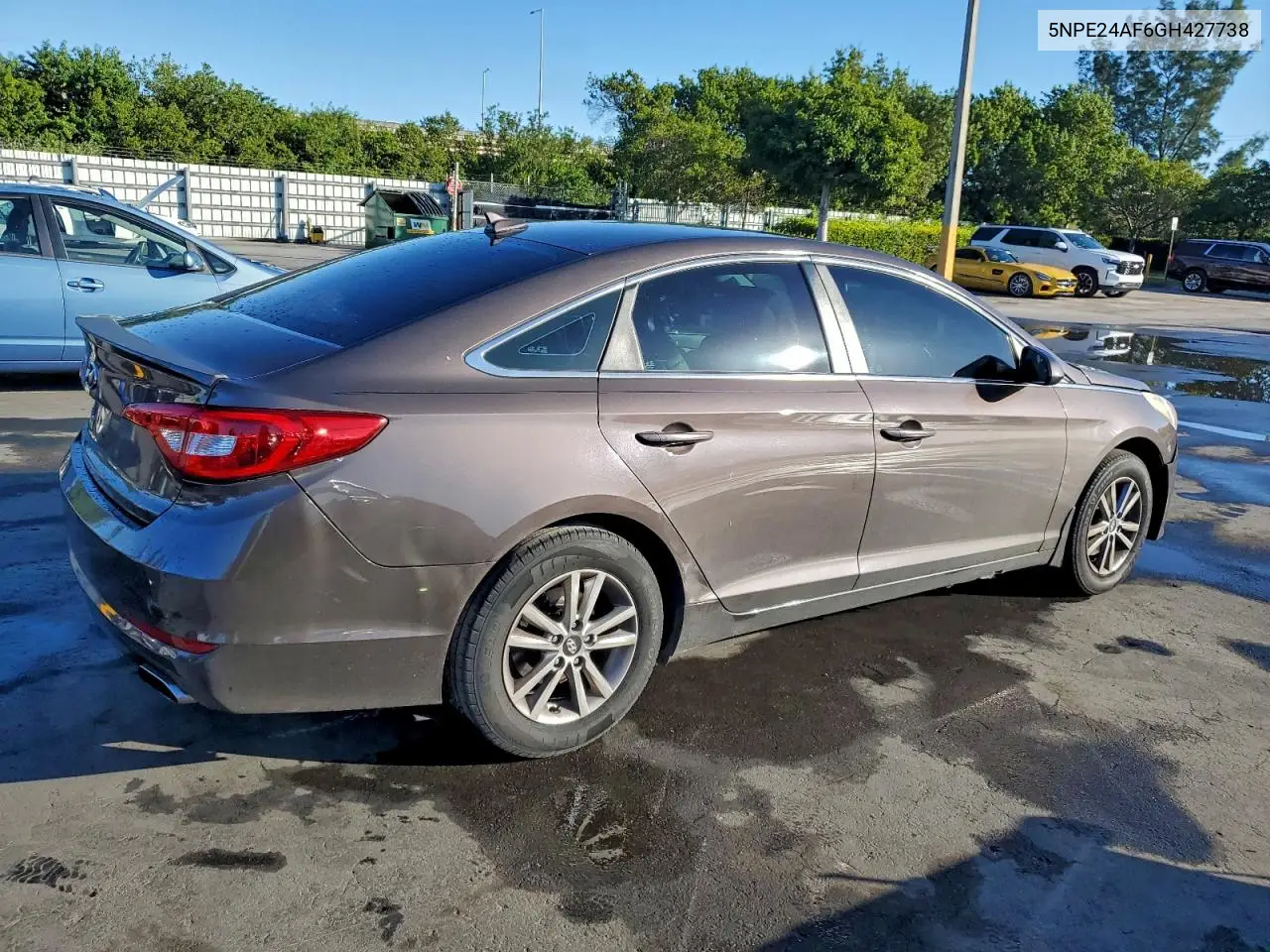 5NPE24AF6GH427738 2016 Hyundai Sonata Se