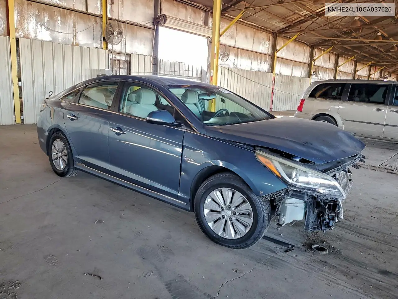 KMHE24L10GA037626 2016 Hyundai Sonata Hybrid