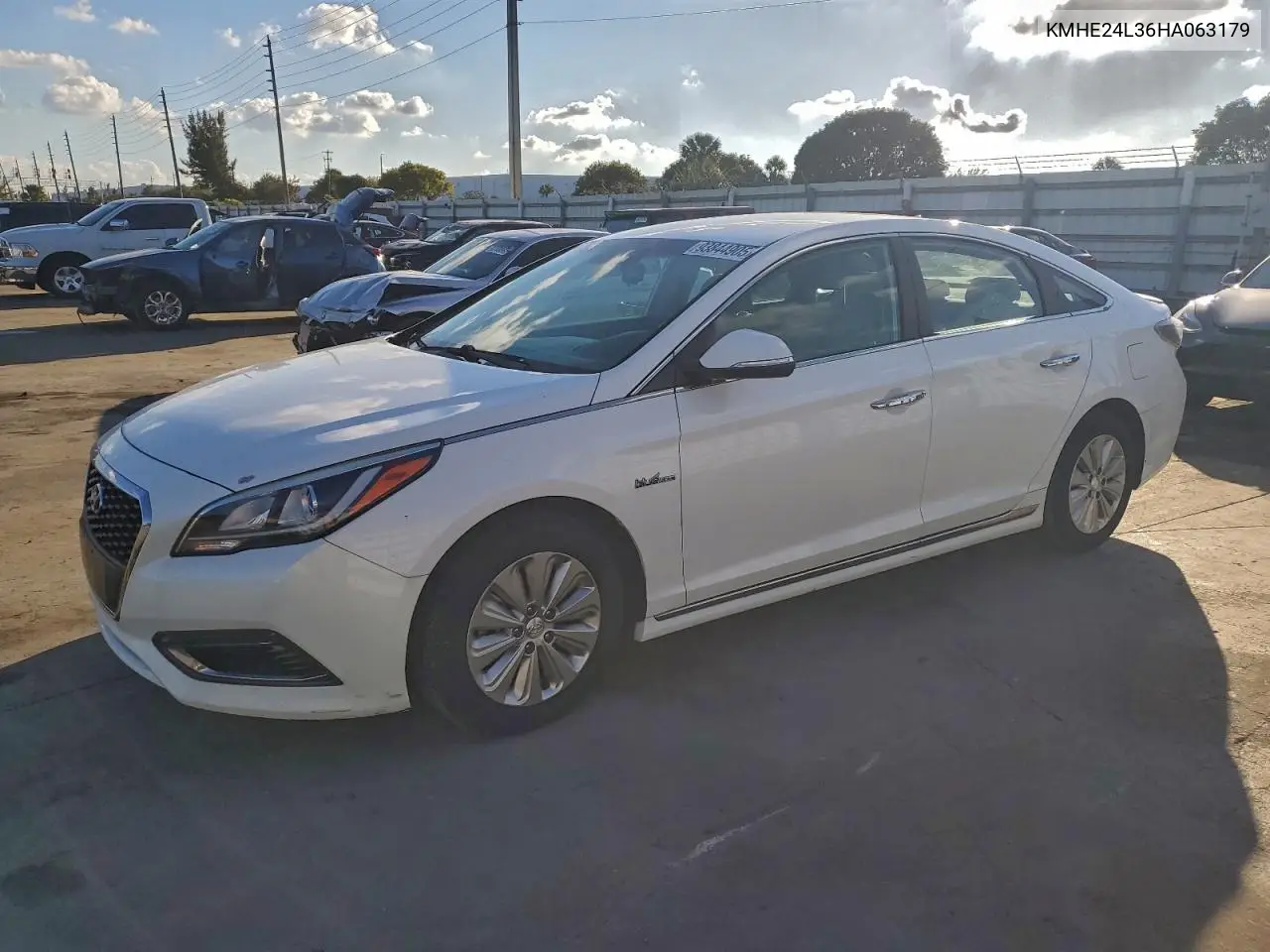KMHE24L36HA063179 2017 Hyundai Sonata Hybrid