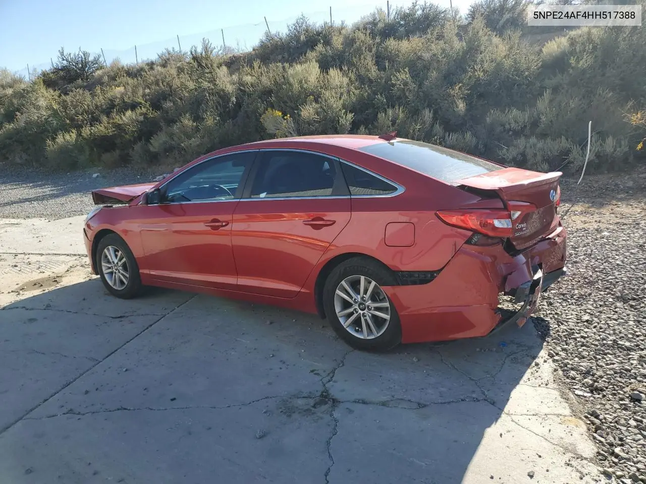 5NPE24AF4HH517388 2017 Hyundai Sonata Se