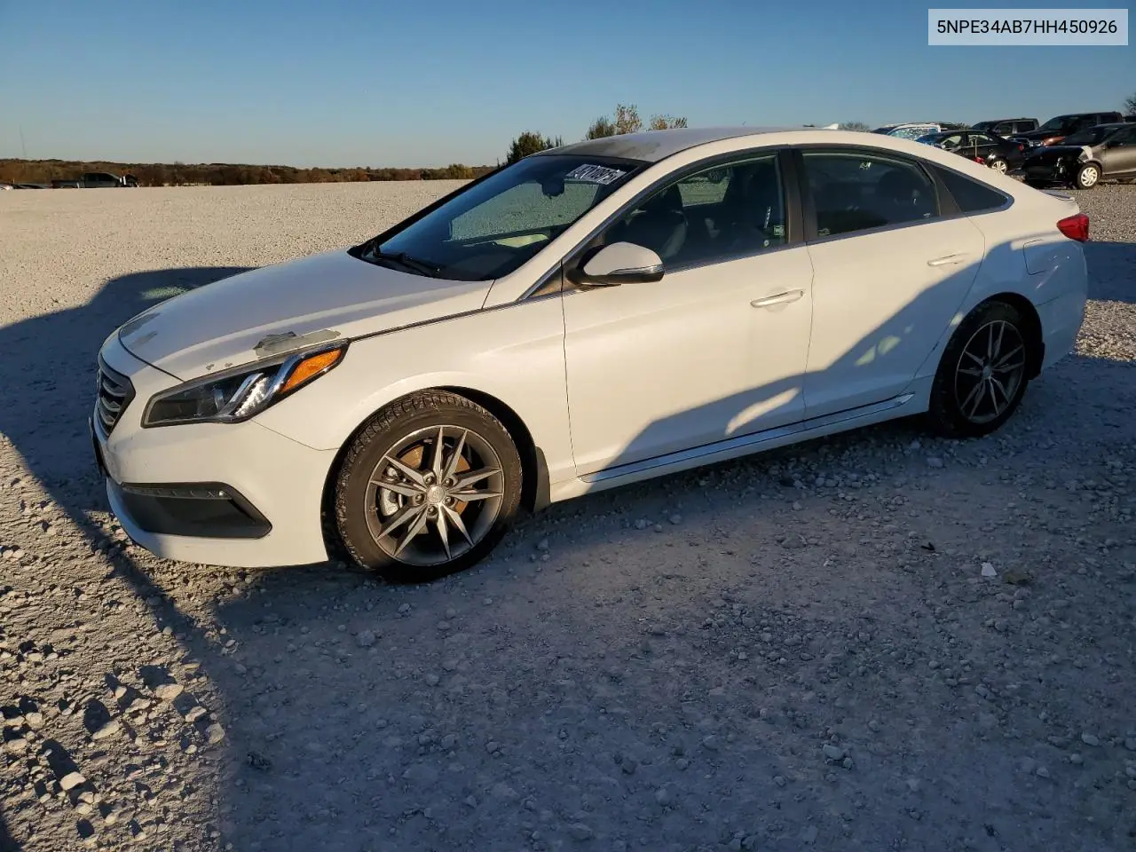 5NPE34AB7HH450926 2017 Hyundai Sonata Sport