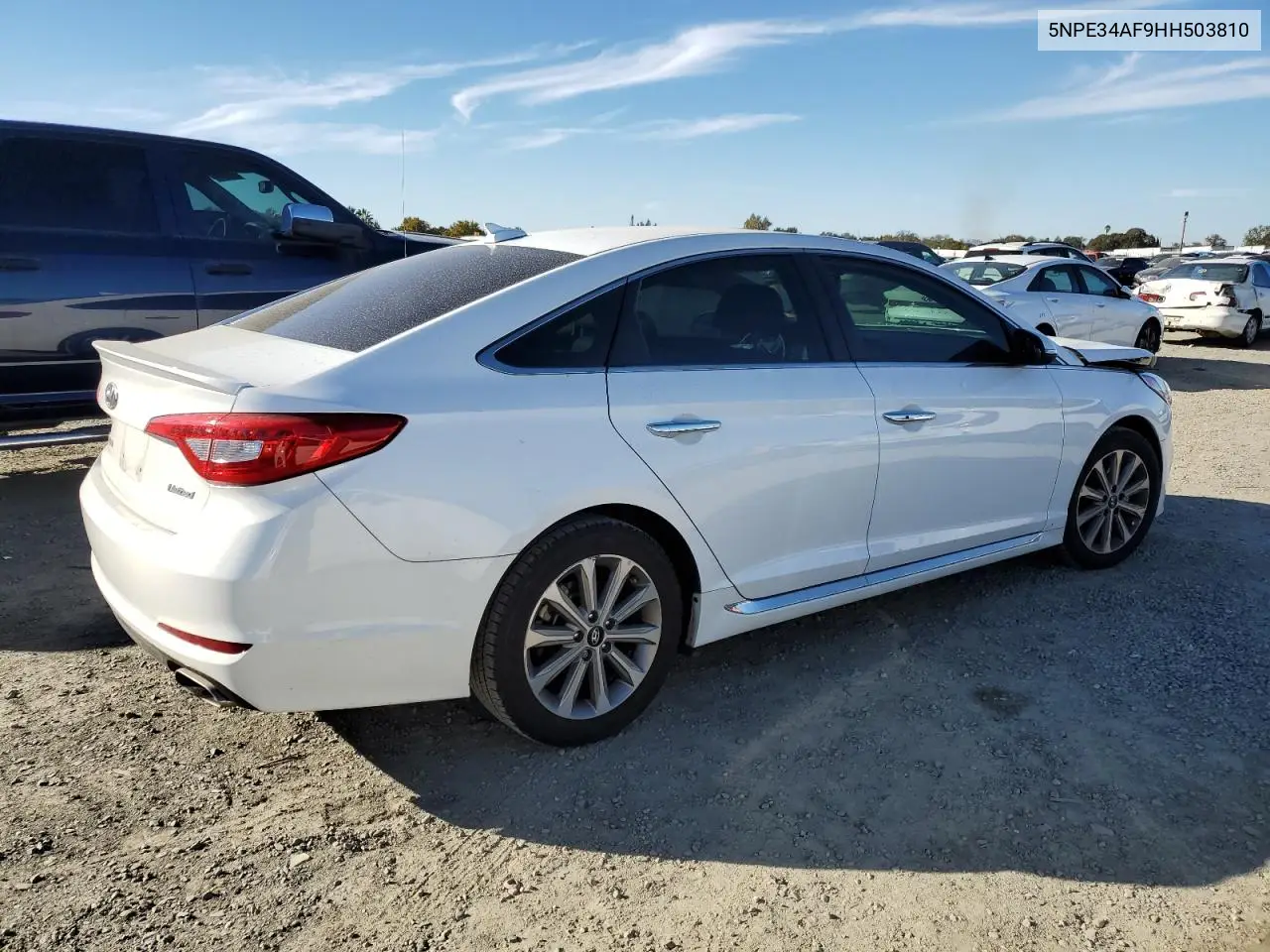 5NPE34AF9HH503810 2017 Hyundai Sonata Sport