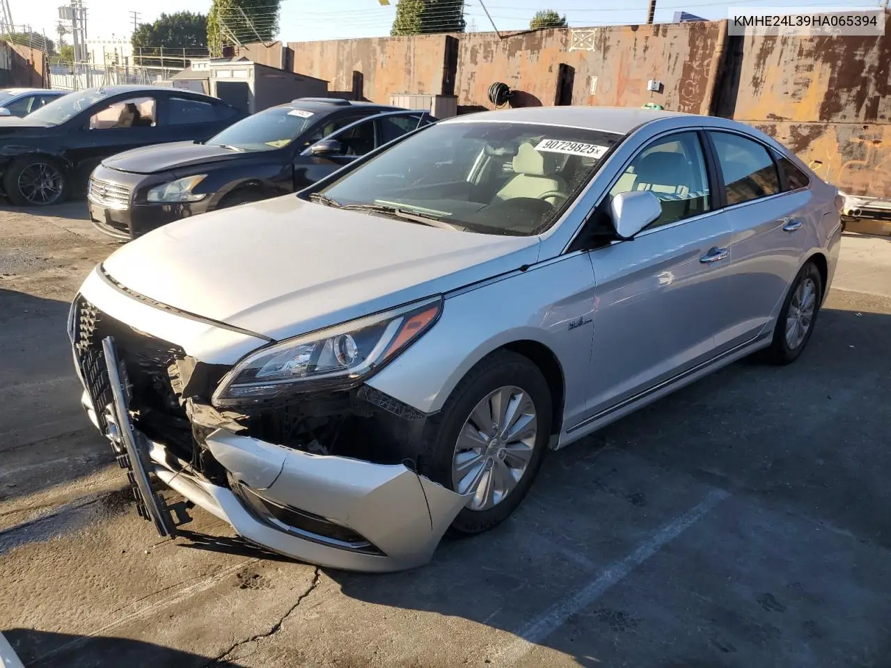 KMHE24L39HA065394 2017 Hyundai Sonata Hybrid