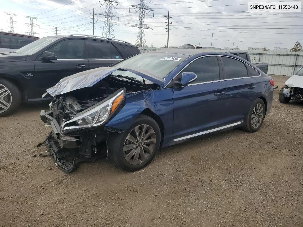5NPE34AF0HH552443 2017 Hyundai Sonata Sport
