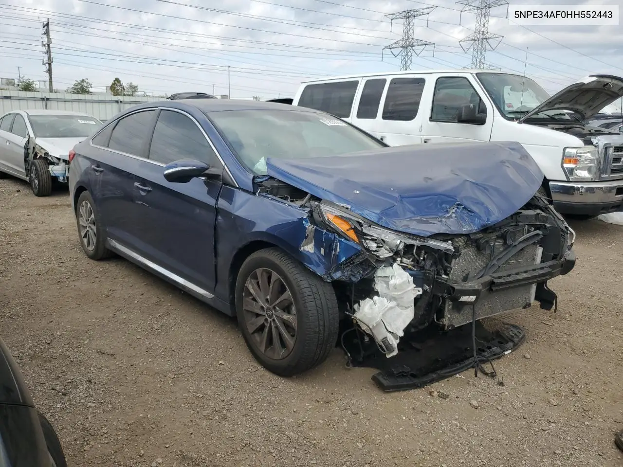 5NPE34AF0HH552443 2017 Hyundai Sonata Sport