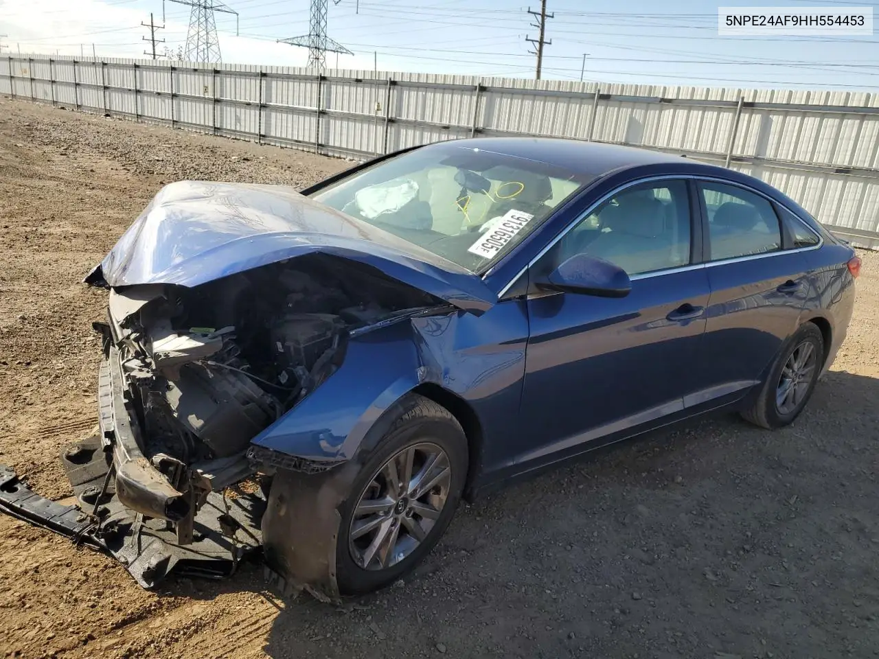 5NPE24AF9HH554453 2017 Hyundai Sonata Se
