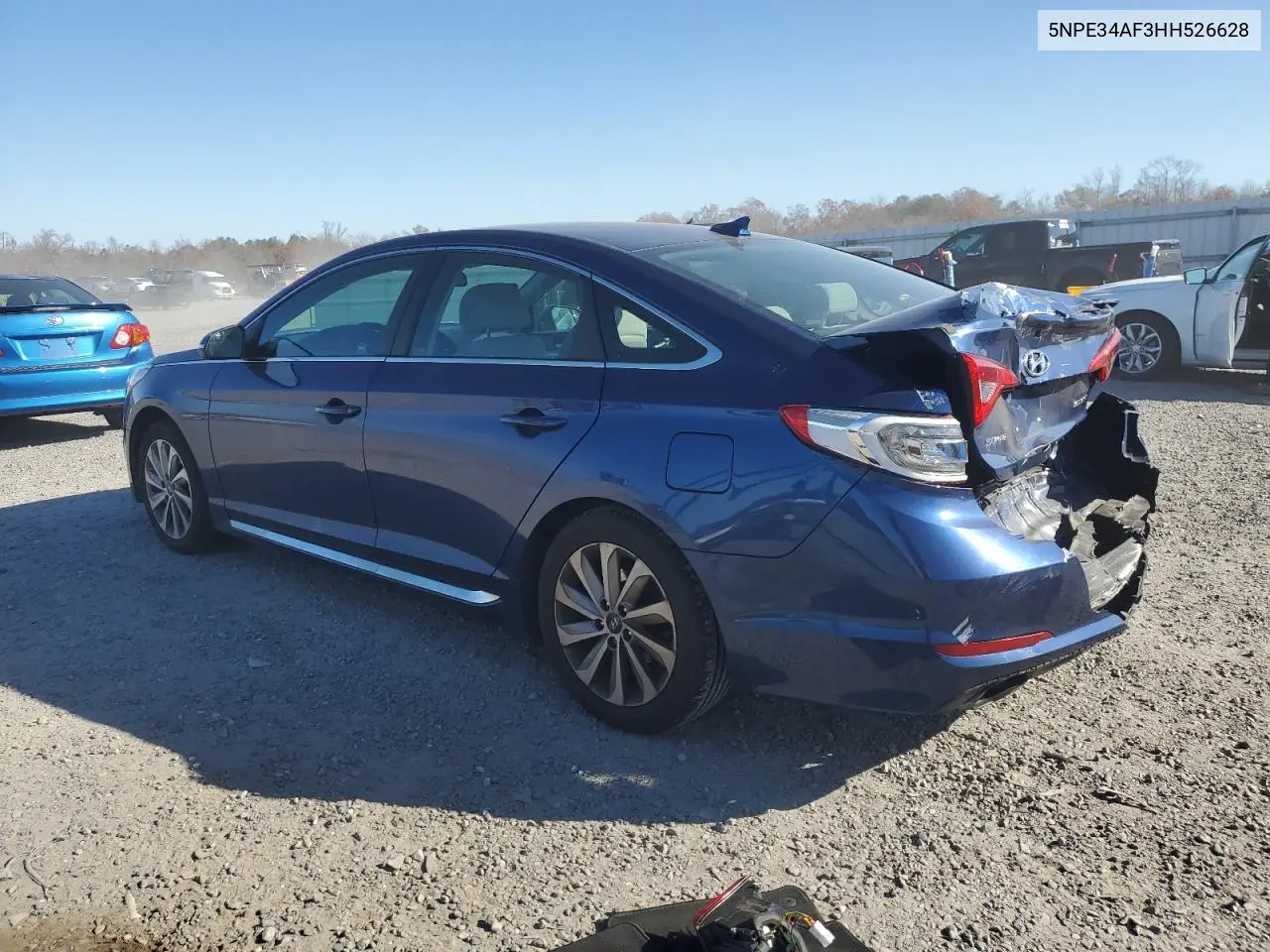 5NPE34AF3HH526628 2017 Hyundai Sonata Sport