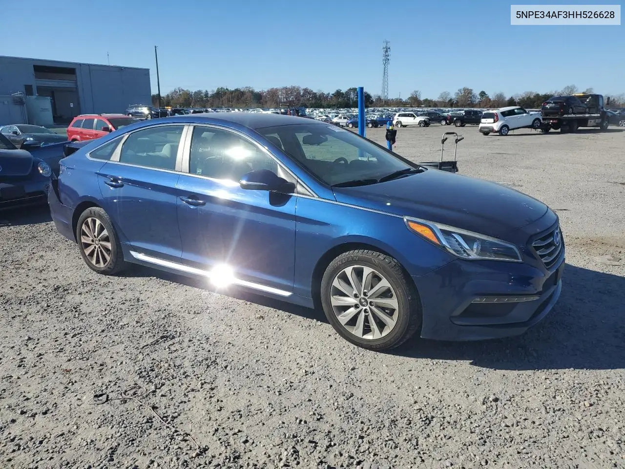 5NPE34AF3HH526628 2017 Hyundai Sonata Sport