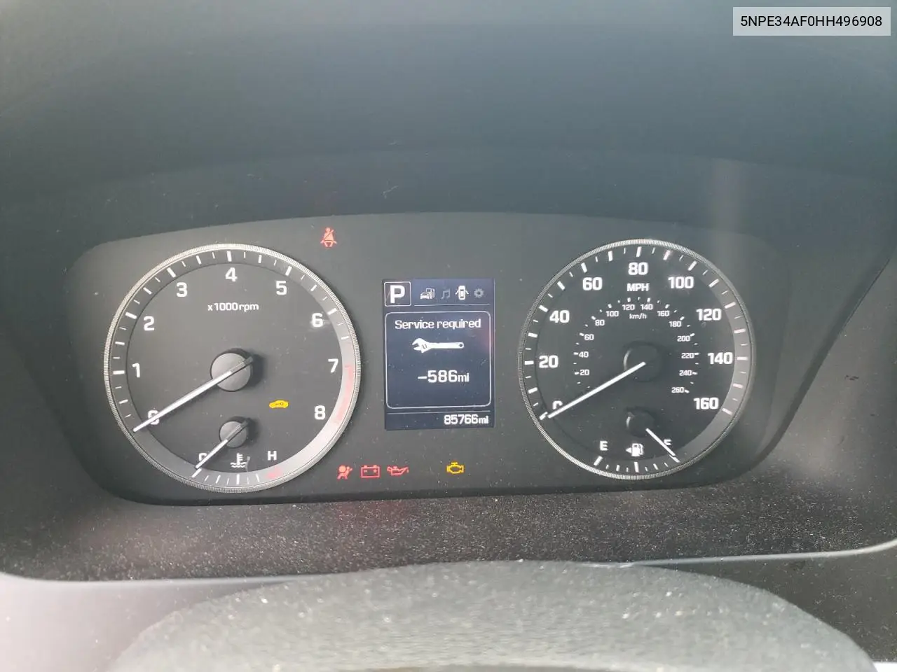 5NPE34AF0HH496908 2017 Hyundai Sonata Sport
