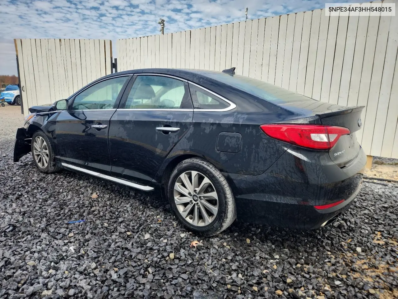 5NPE34AF3HH548015 2017 Hyundai Sonata Sport