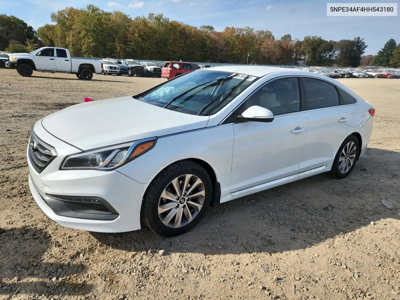 5NPE34AF4HH543180 2017 Hyundai Sonata Sport