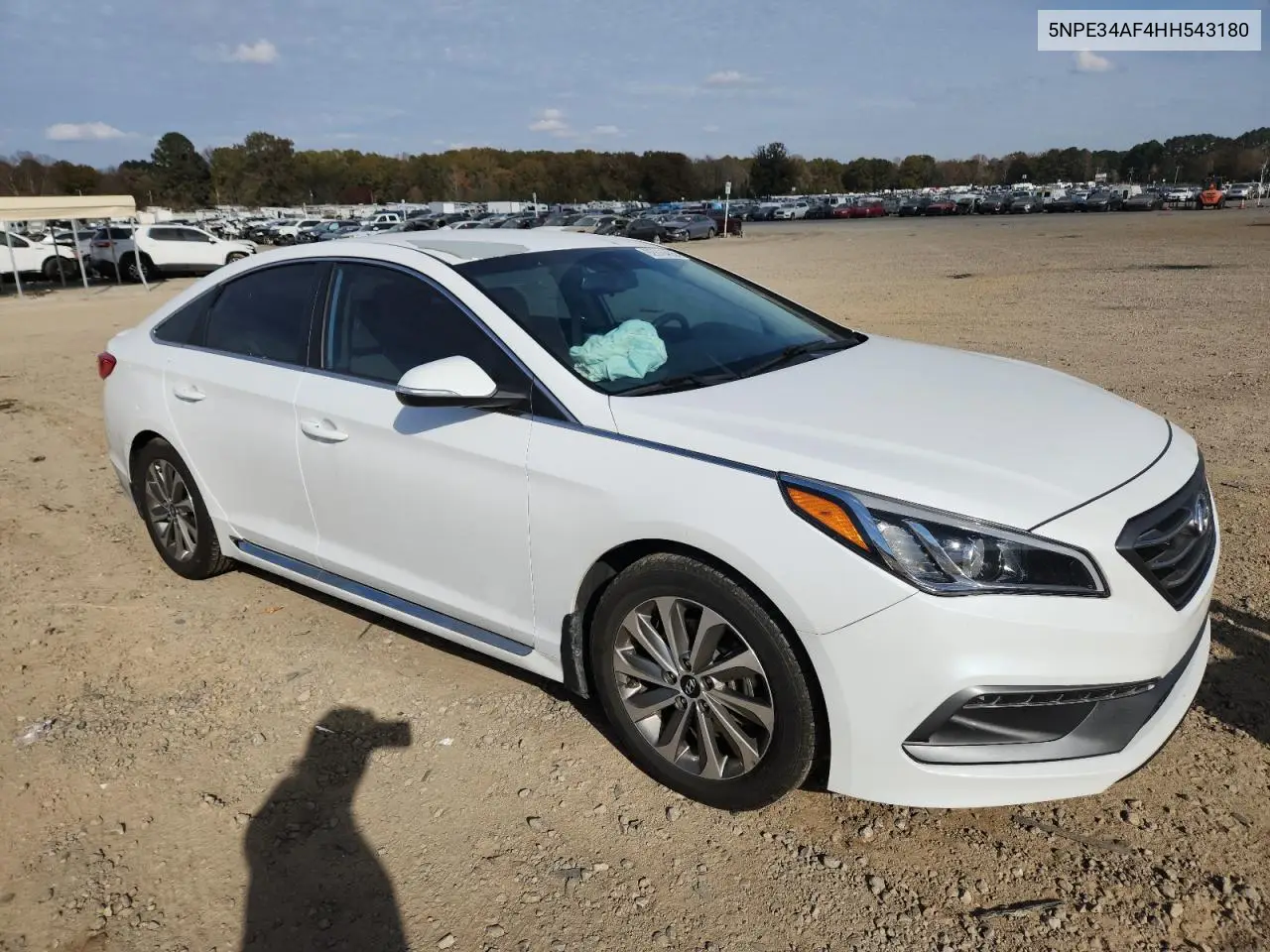 5NPE34AF4HH543180 2017 Hyundai Sonata Sport