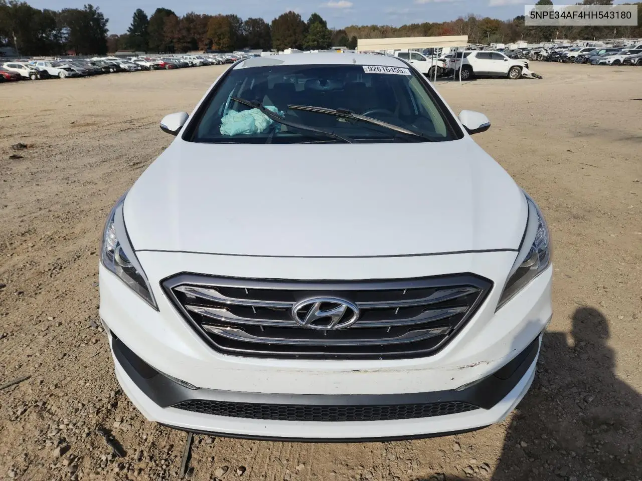5NPE34AF4HH543180 2017 Hyundai Sonata Sport