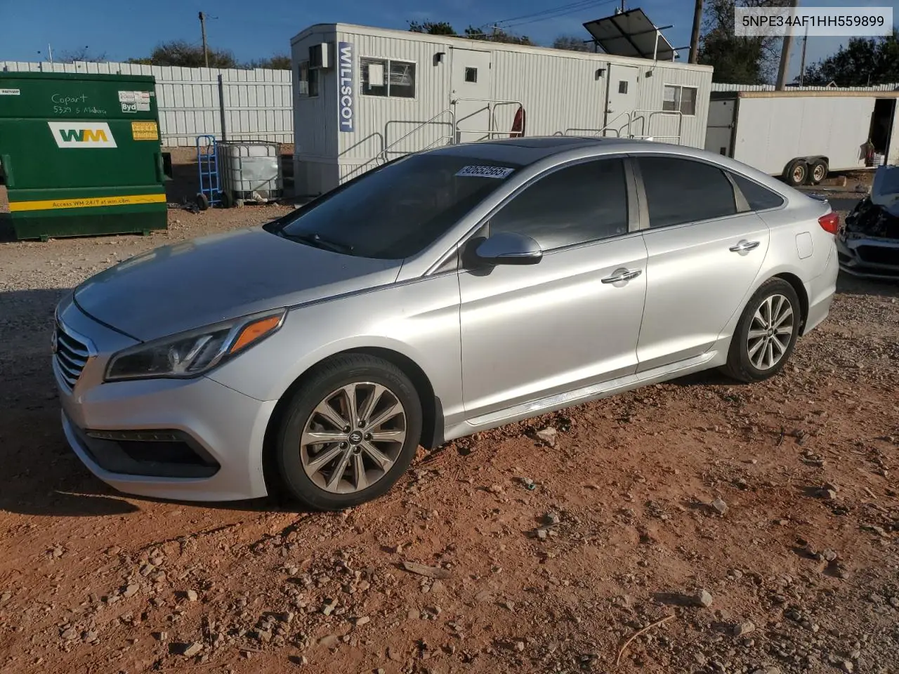 5NPE34AF1HH559899 2017 Hyundai Sonata Sport