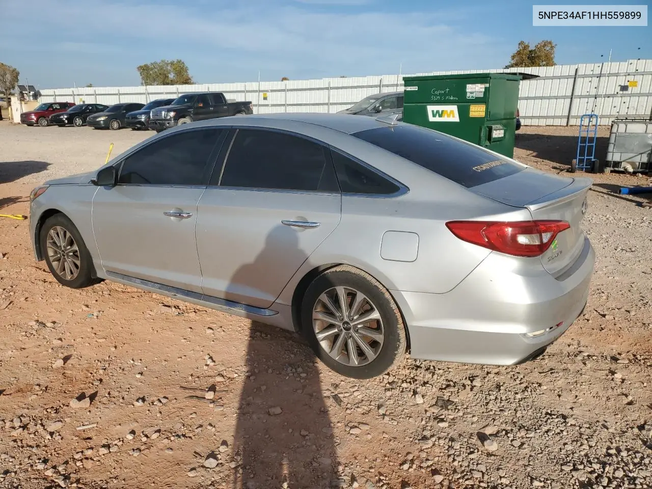 5NPE34AF1HH559899 2017 Hyundai Sonata Sport