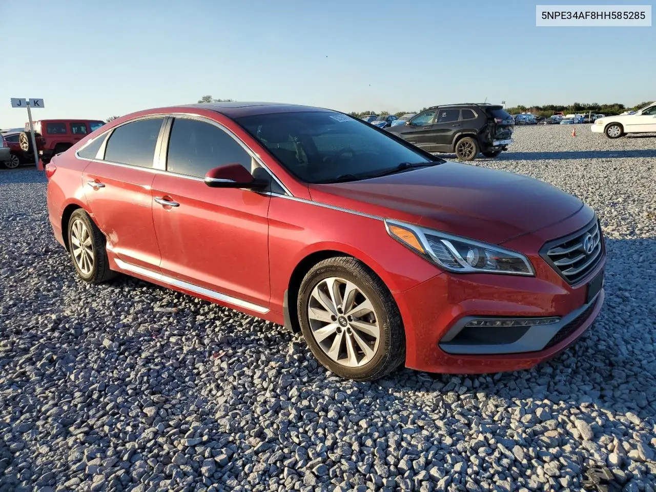 5NPE34AF8HH585285 2017 Hyundai Sonata Sport