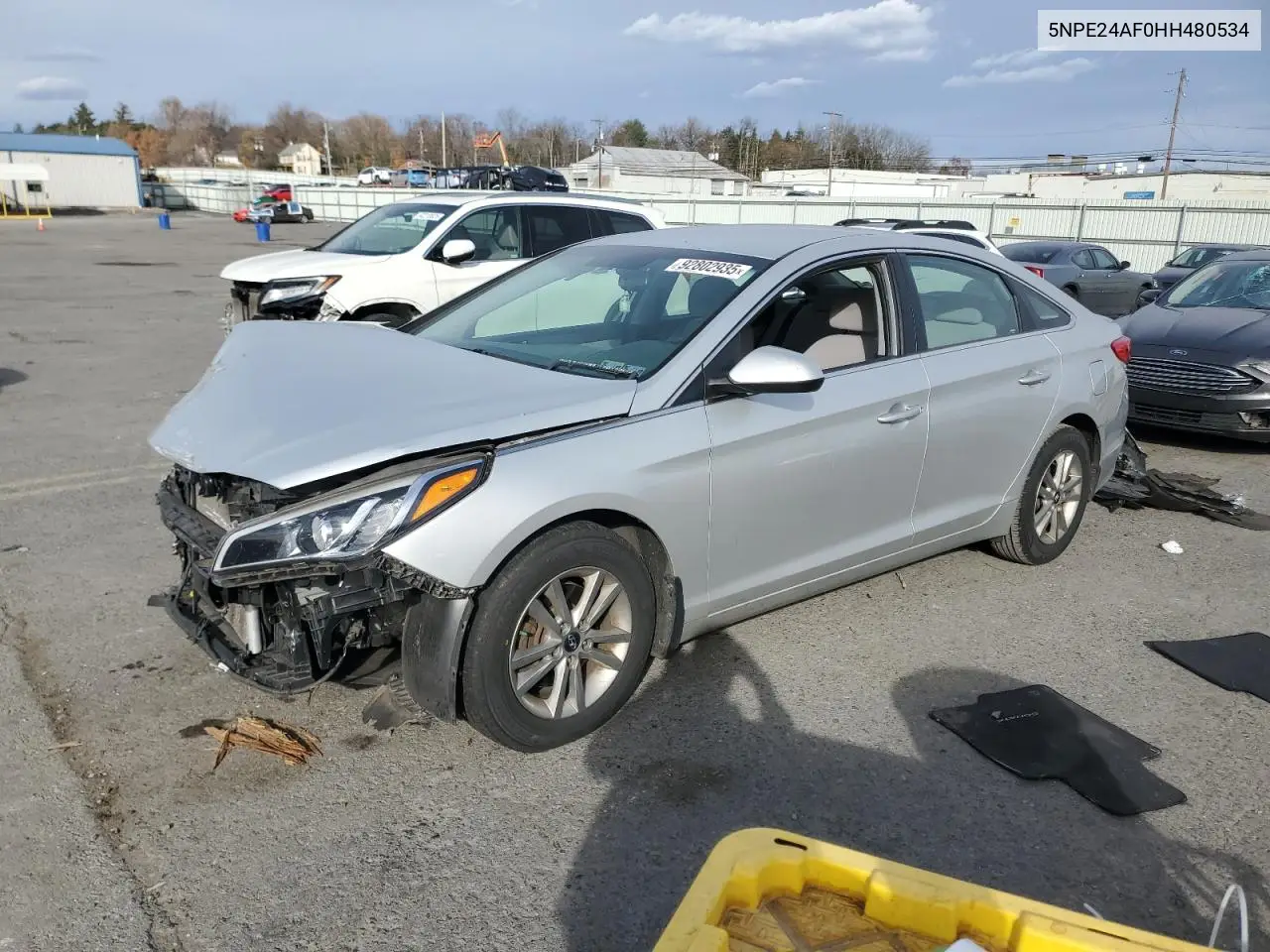 5NPE24AF0HH480534 2017 Hyundai Sonata Se