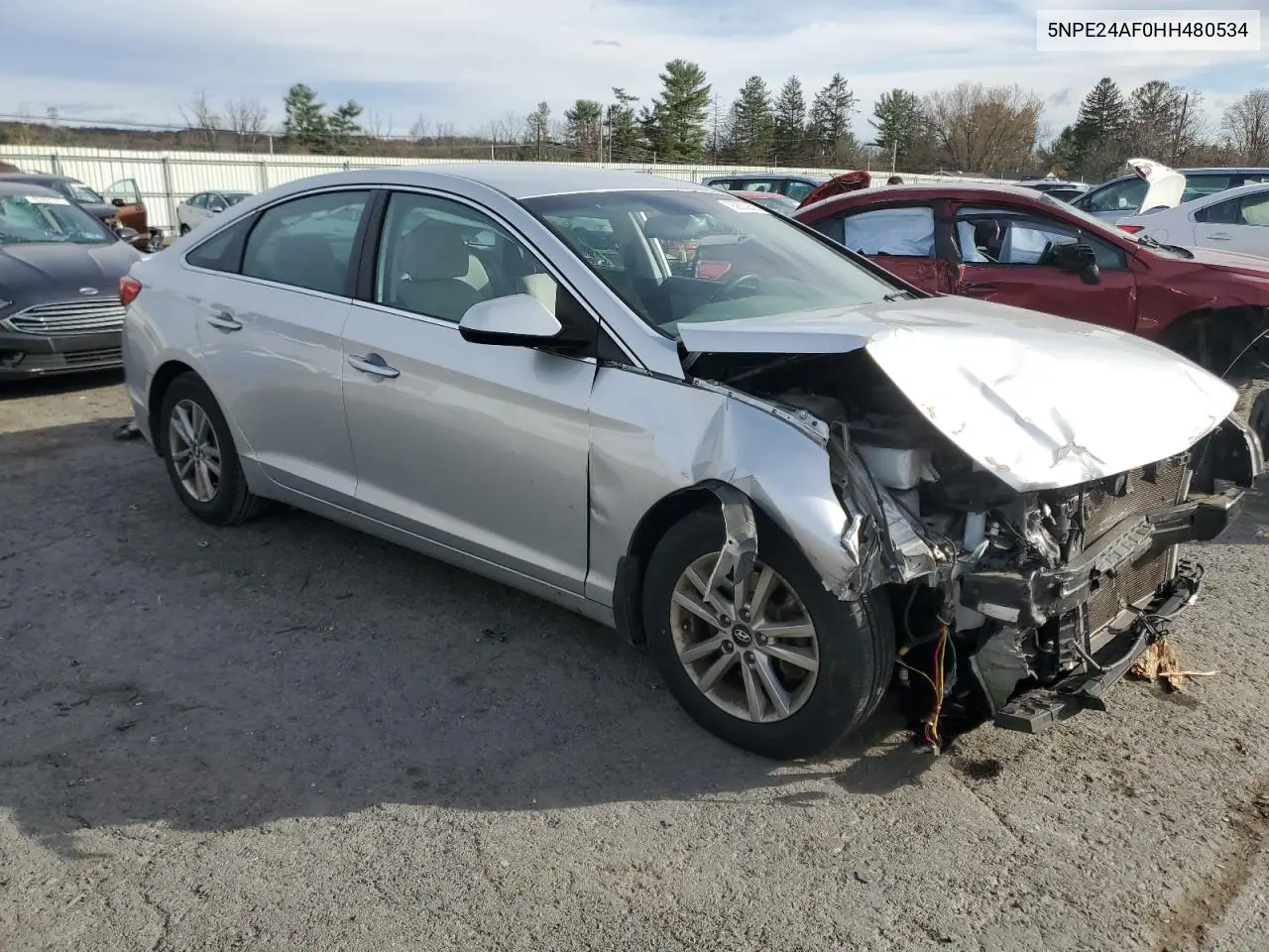 5NPE24AF0HH480534 2017 Hyundai Sonata Se