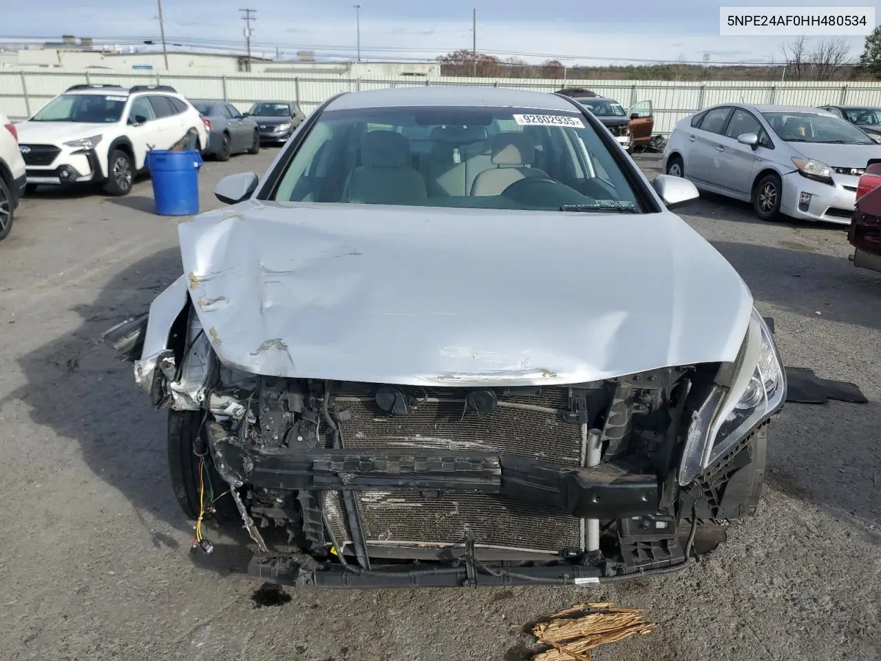 5NPE24AF0HH480534 2017 Hyundai Sonata Se
