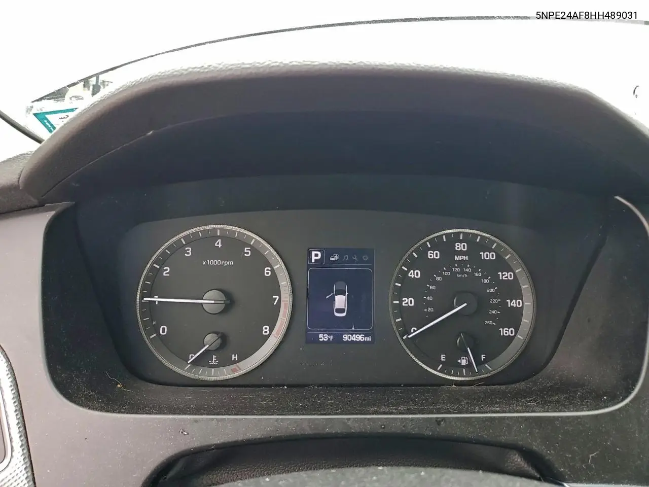 5NPE24AF8HH489031 2017 Hyundai Sonata Se