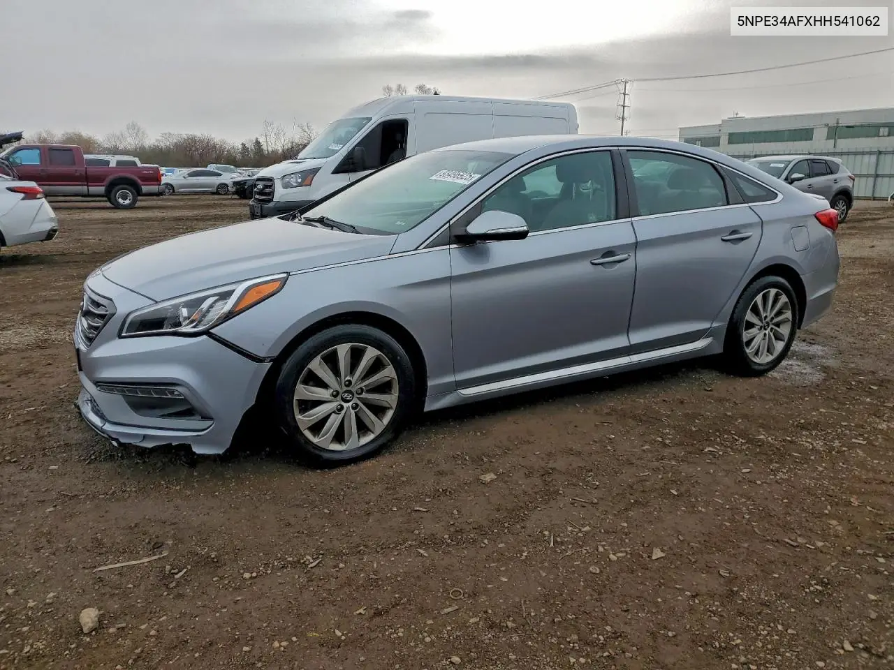5NPE34AFXHH541062 2017 Hyundai Sonata Sport