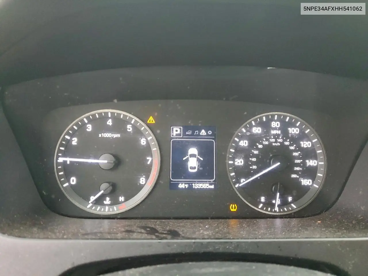 5NPE34AFXHH541062 2017 Hyundai Sonata Sport