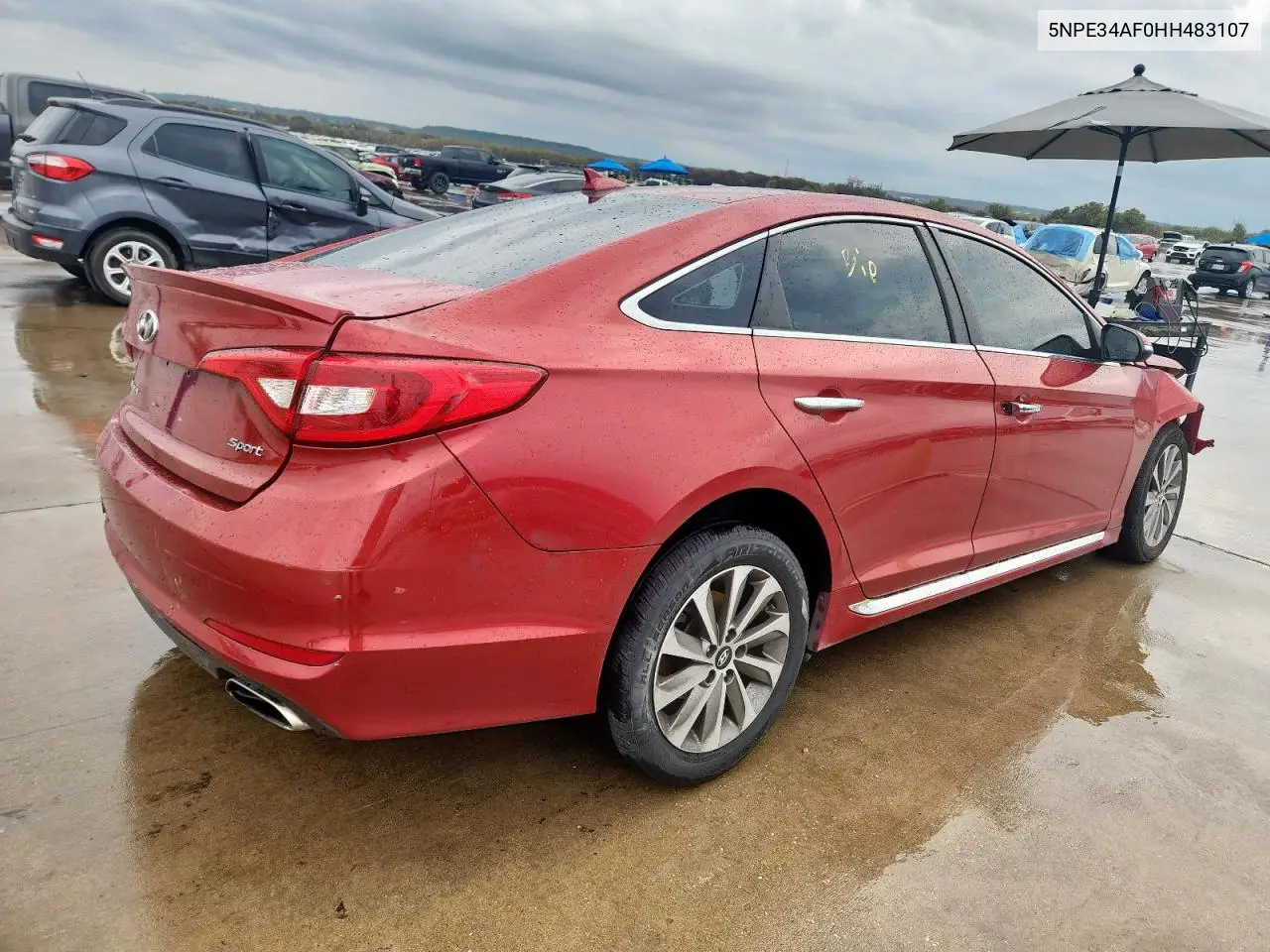 5NPE34AF0HH483107 2017 Hyundai Sonata Sport