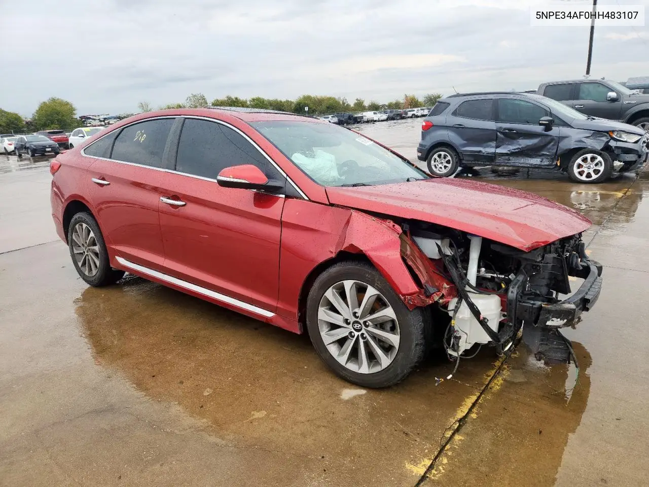 5NPE34AF0HH483107 2017 Hyundai Sonata Sport