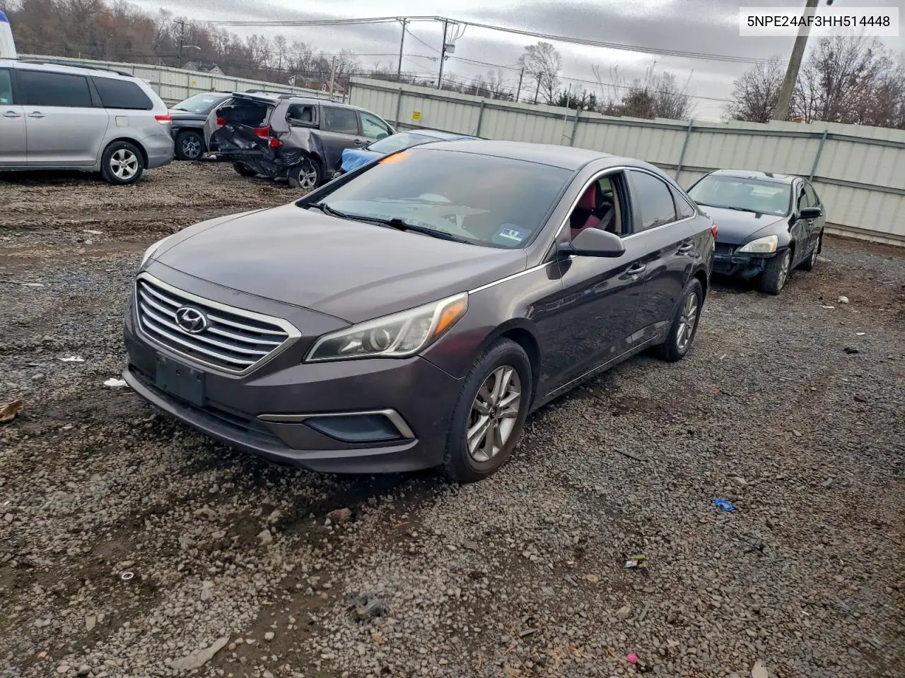 5NPE24AF3HH514448 2017 Hyundai Sonata Se