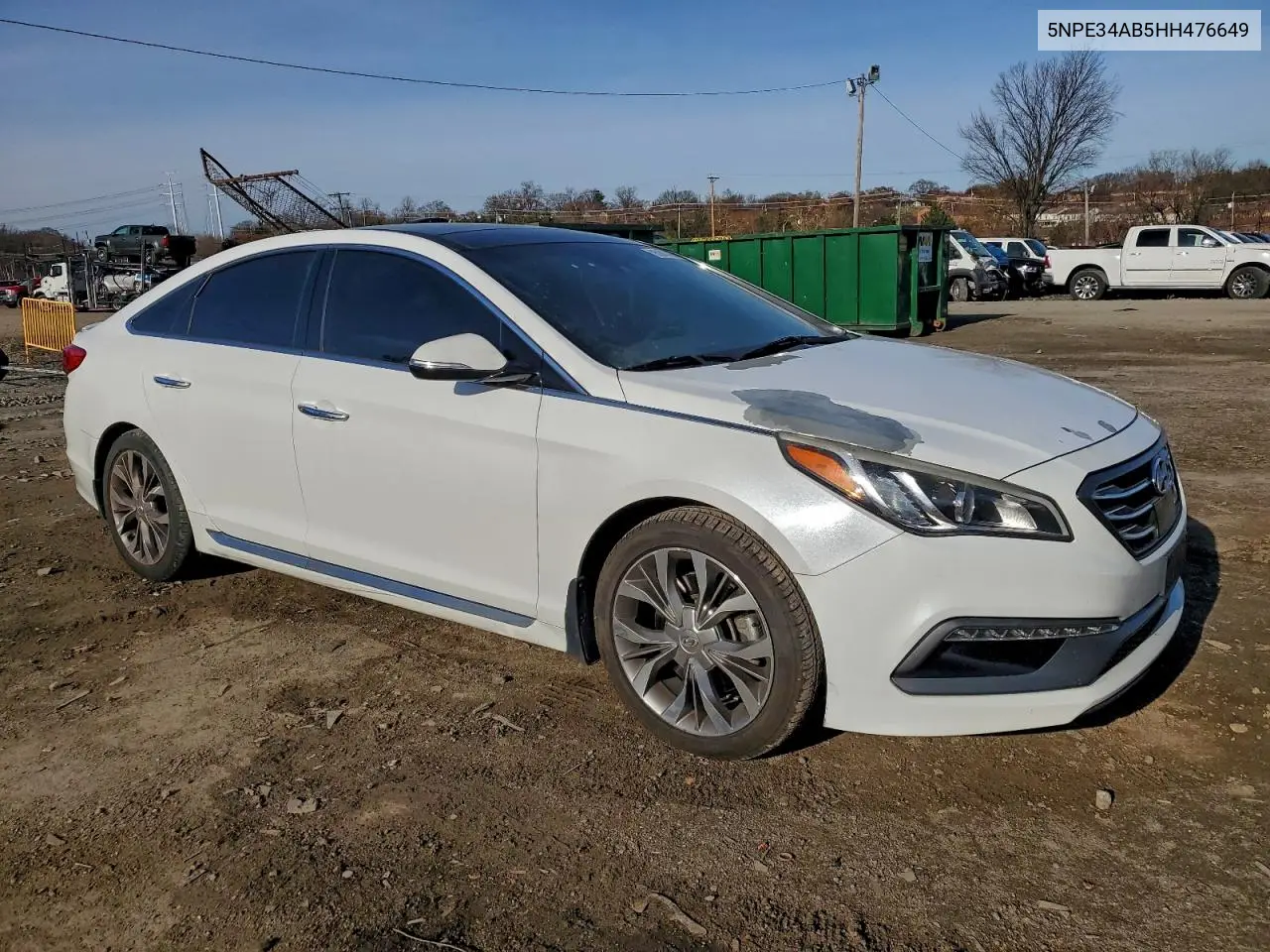 5NPE34AB5HH476649 2017 Hyundai Sonata Sport
