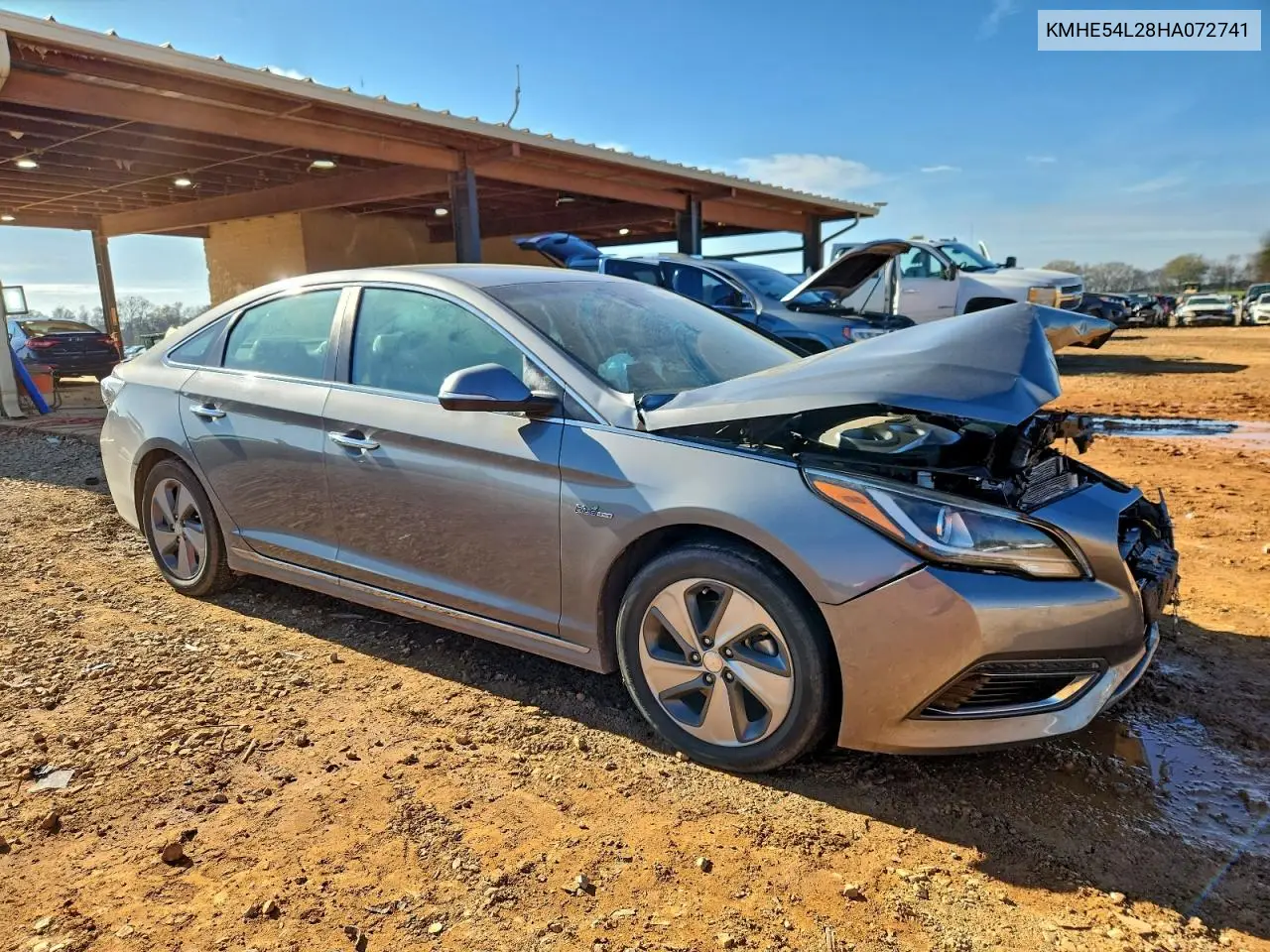 KMHE54L28HA072741 2017 Hyundai Sonata Plug-In Hybrid