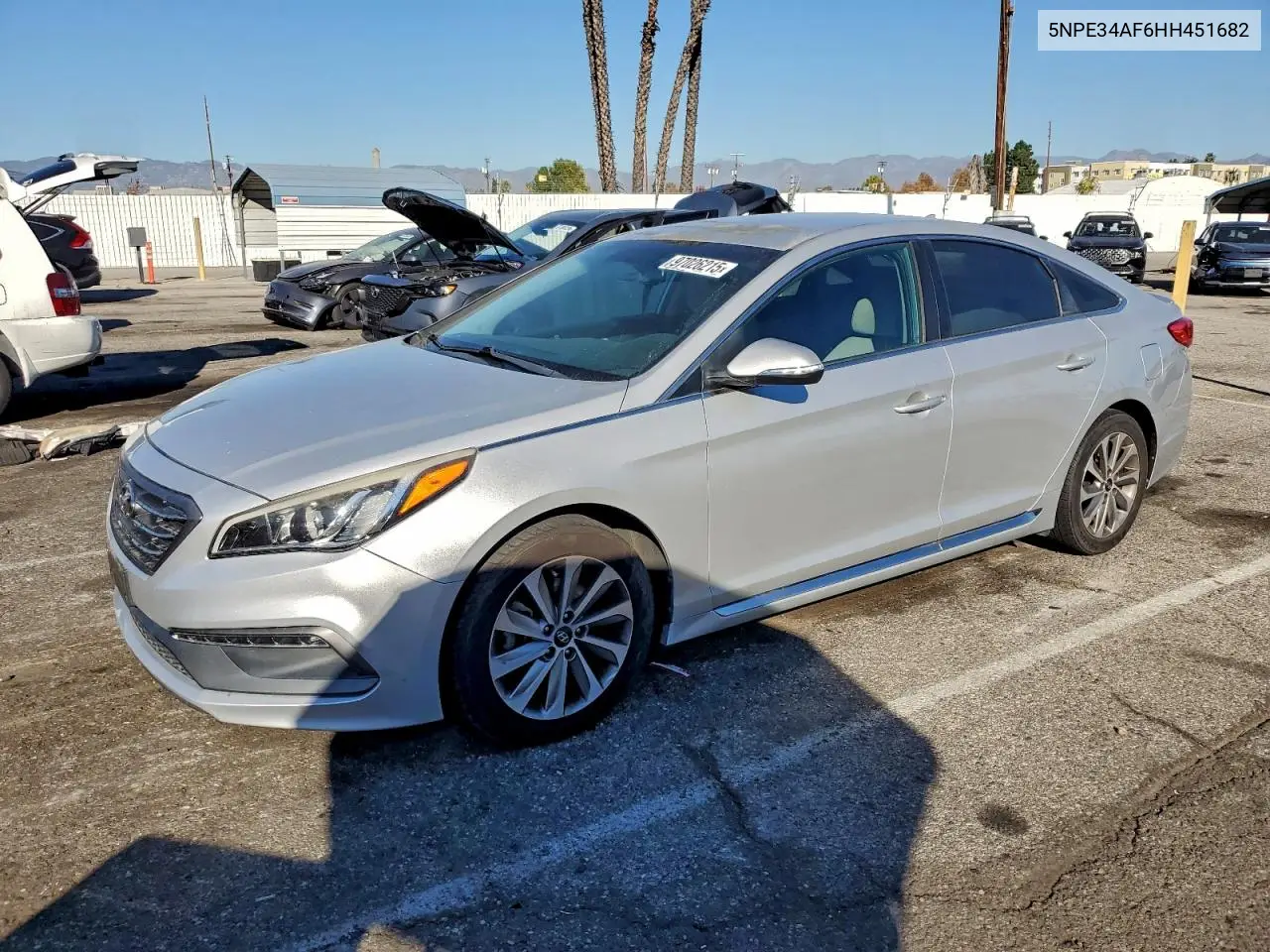 5NPE34AF6HH451682 2017 Hyundai Sonata Sport