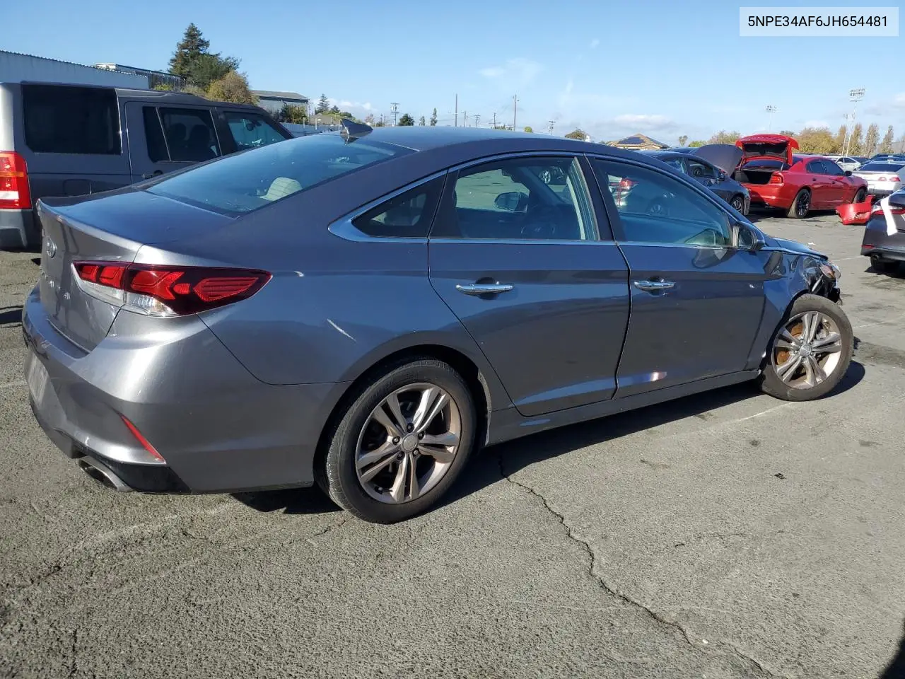 5NPE34AF6JH654481 2018 Hyundai Sonata Sport