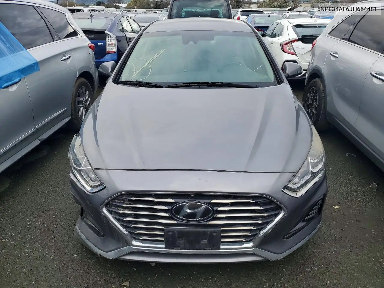 5NPE34AF6JH654481 2018 Hyundai Sonata Sport