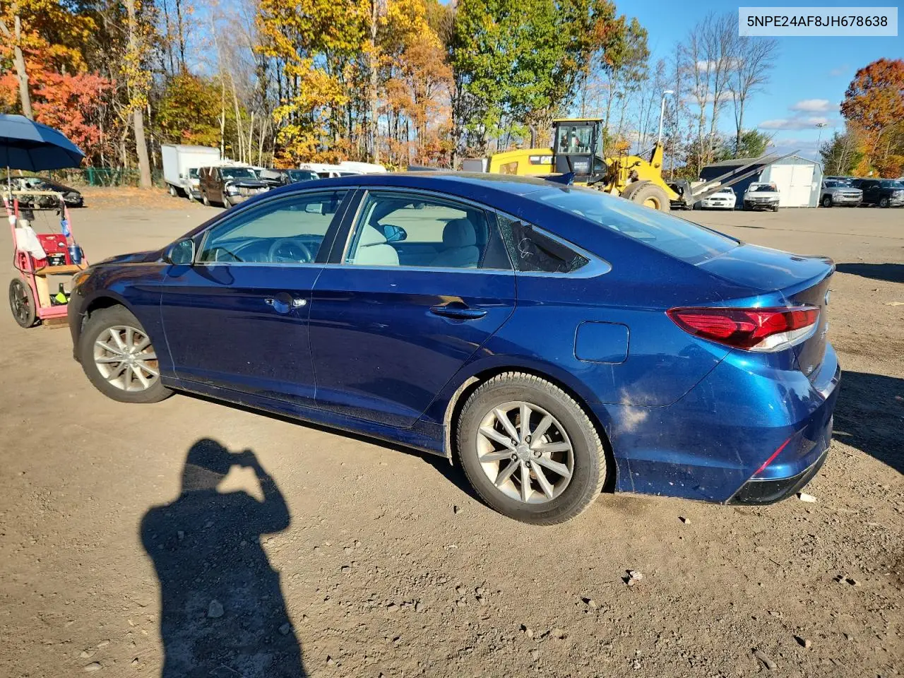 5NPE24AF8JH678638 2018 Hyundai Sonata Se