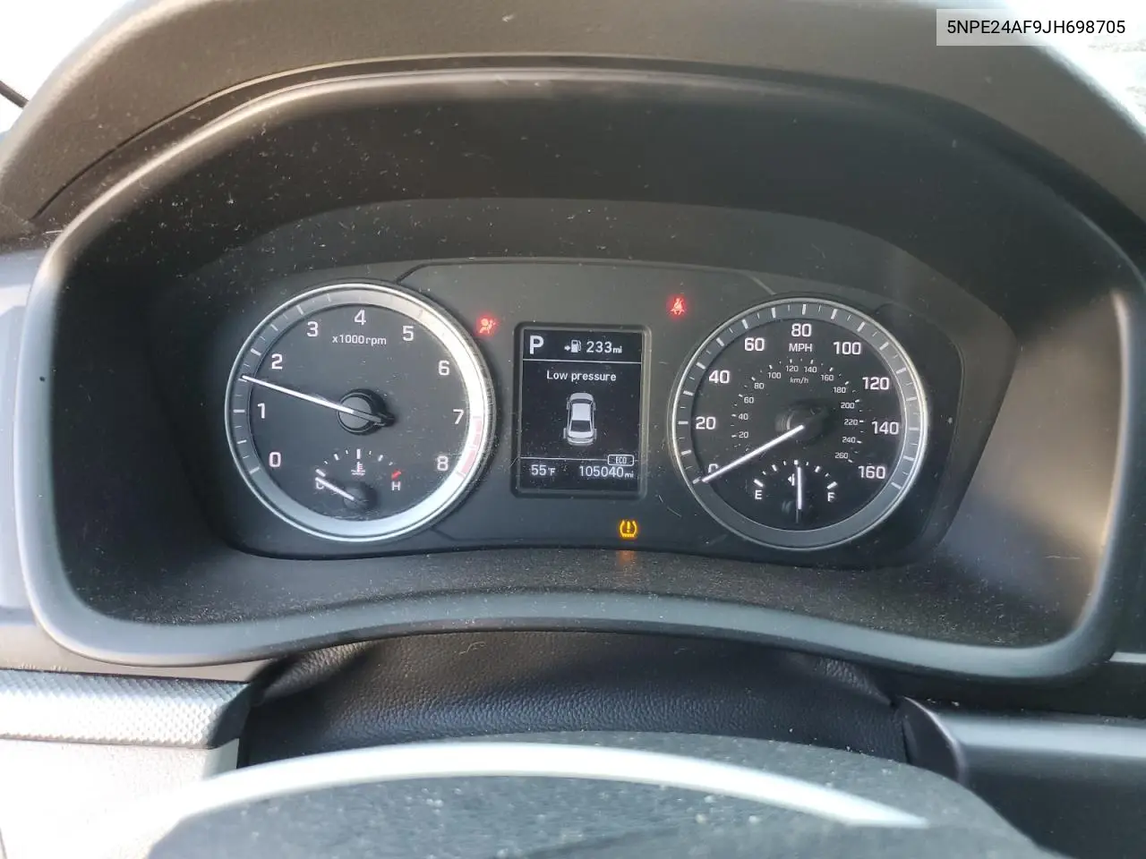 5NPE24AF9JH698705 2018 Hyundai Sonata Se