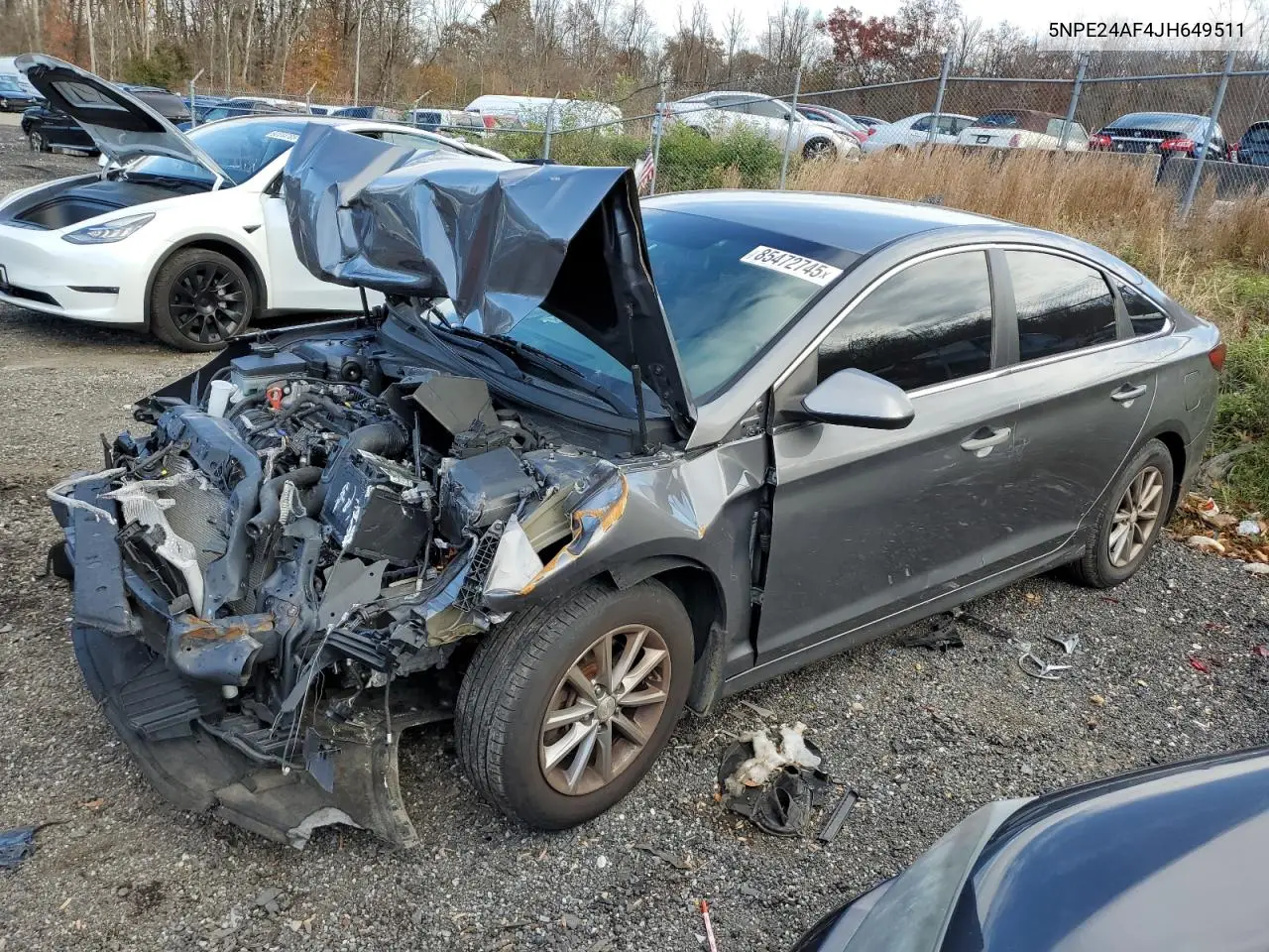 5NPE24AF4JH649511 2018 Hyundai Sonata Se