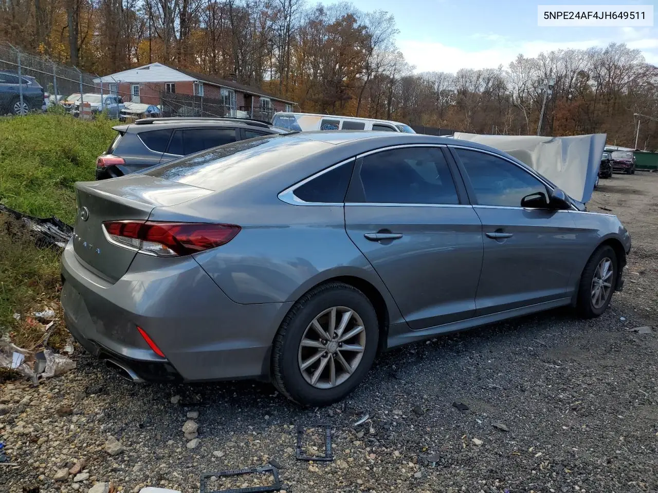 5NPE24AF4JH649511 2018 Hyundai Sonata Se