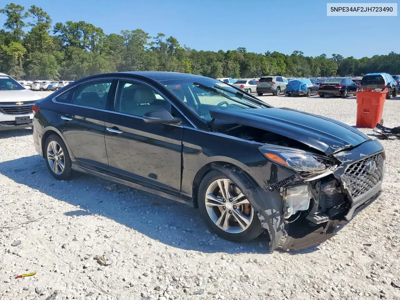 5NPE34AF2JH723490 2018 Hyundai Sonata Sport