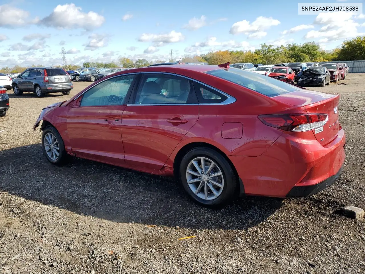 5NPE24AF2JH708538 2018 Hyundai Sonata Se