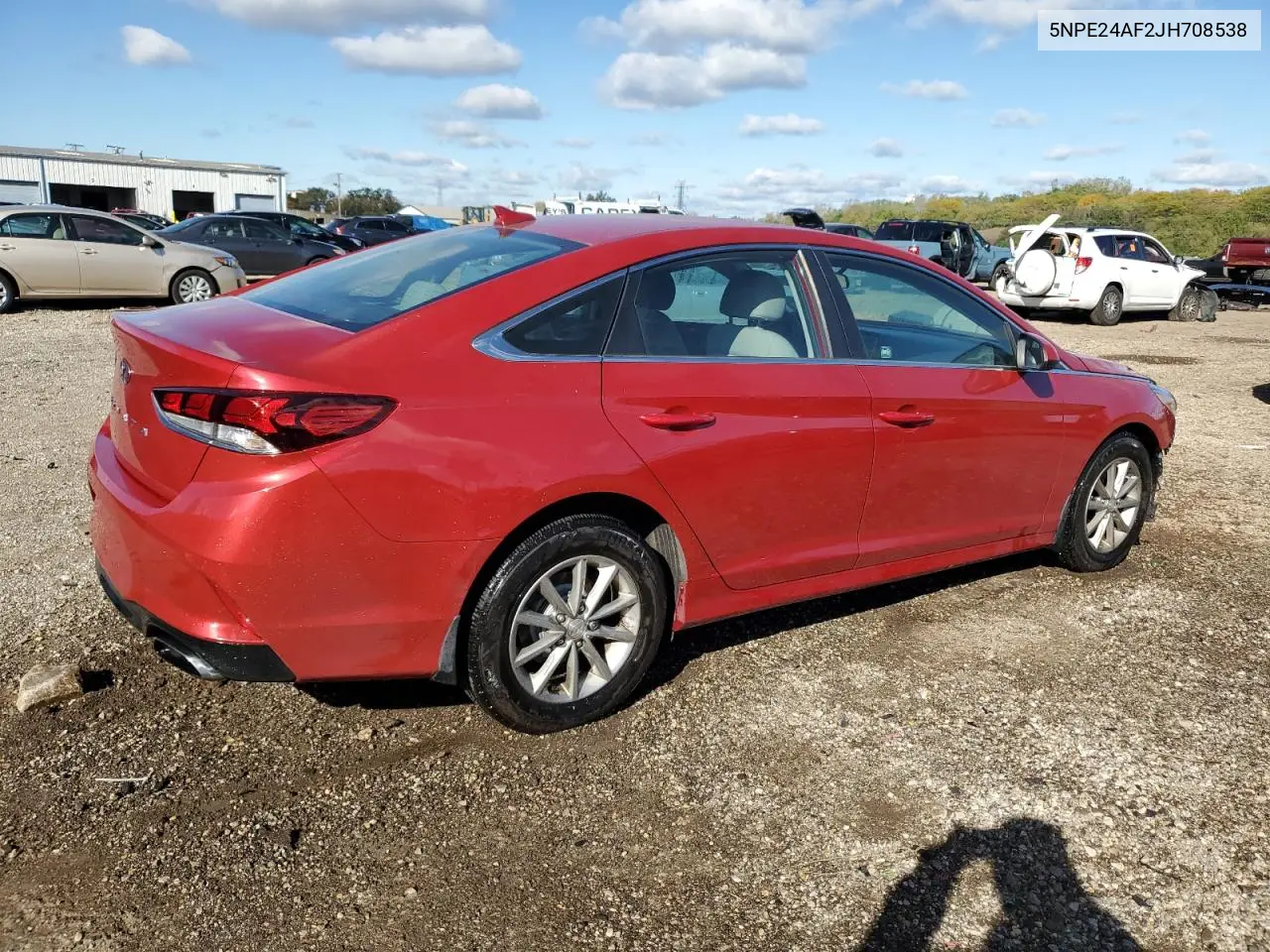 5NPE24AF2JH708538 2018 Hyundai Sonata Se