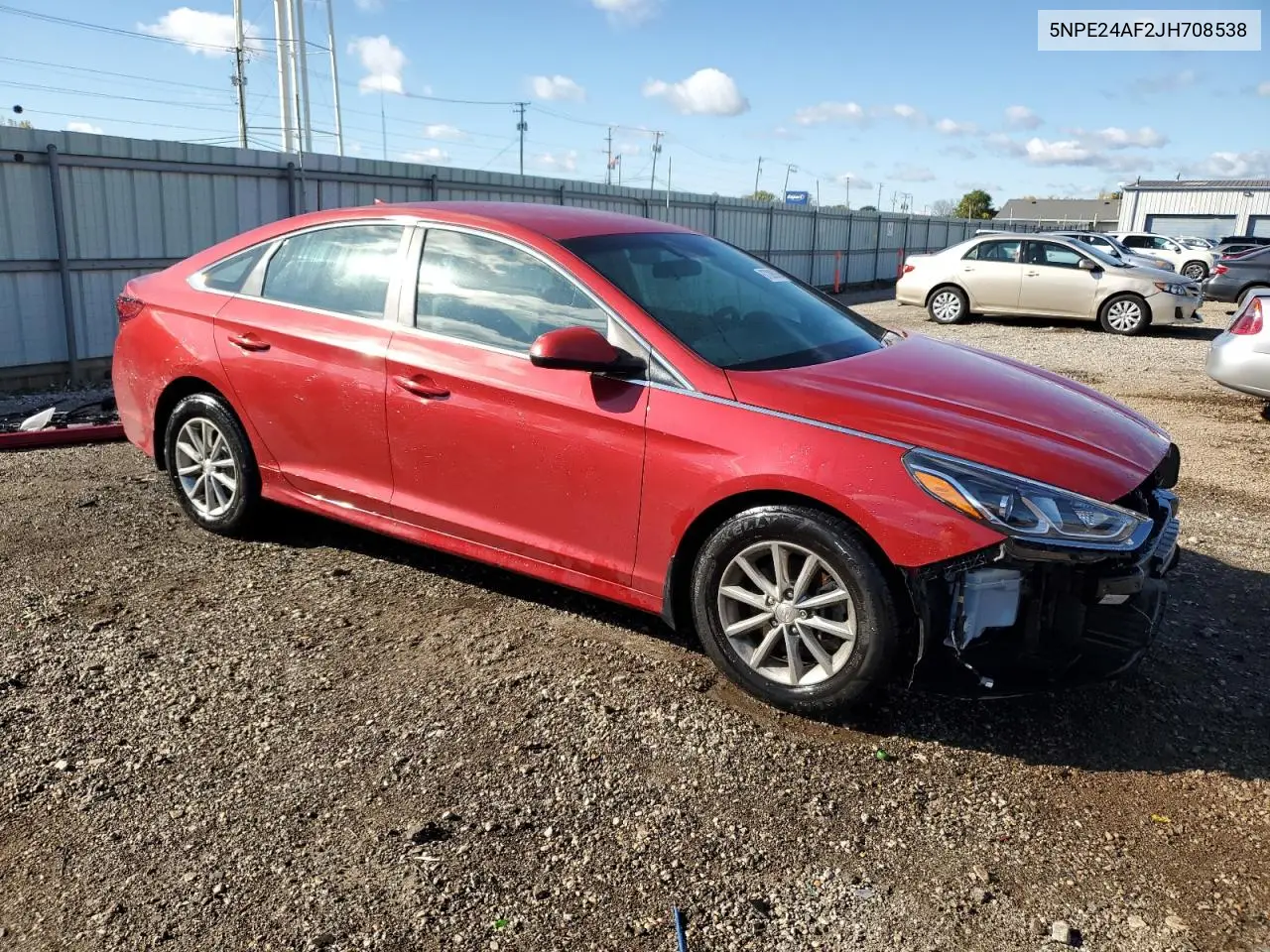 5NPE24AF2JH708538 2018 Hyundai Sonata Se