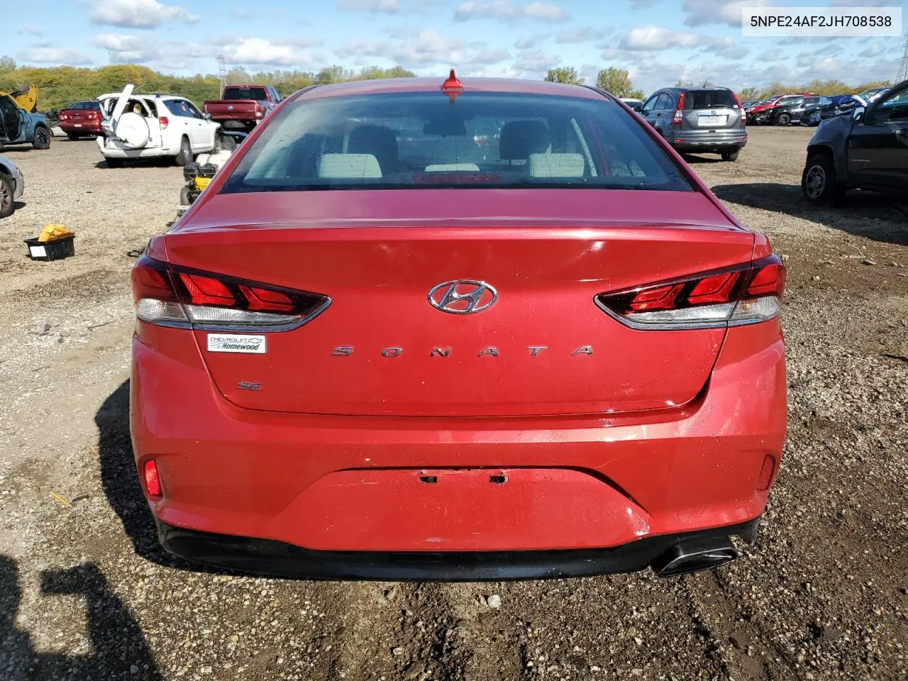 5NPE24AF2JH708538 2018 Hyundai Sonata Se