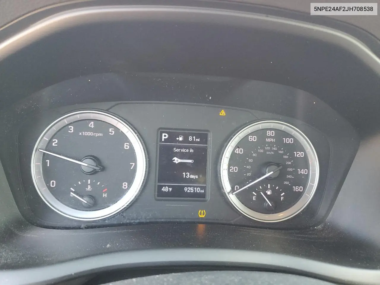5NPE24AF2JH708538 2018 Hyundai Sonata Se