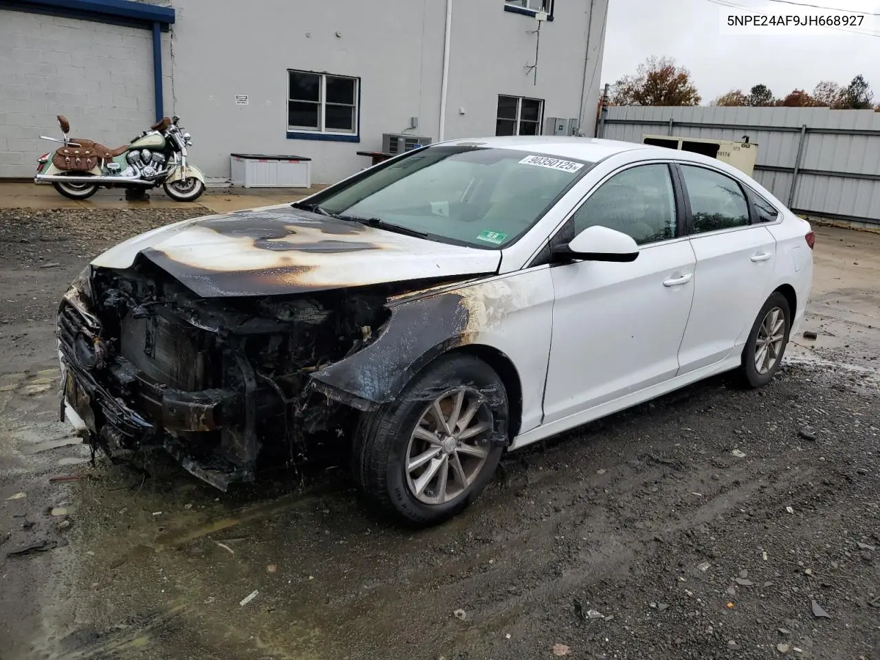 5NPE24AF9JH668927 2018 Hyundai Sonata Se
