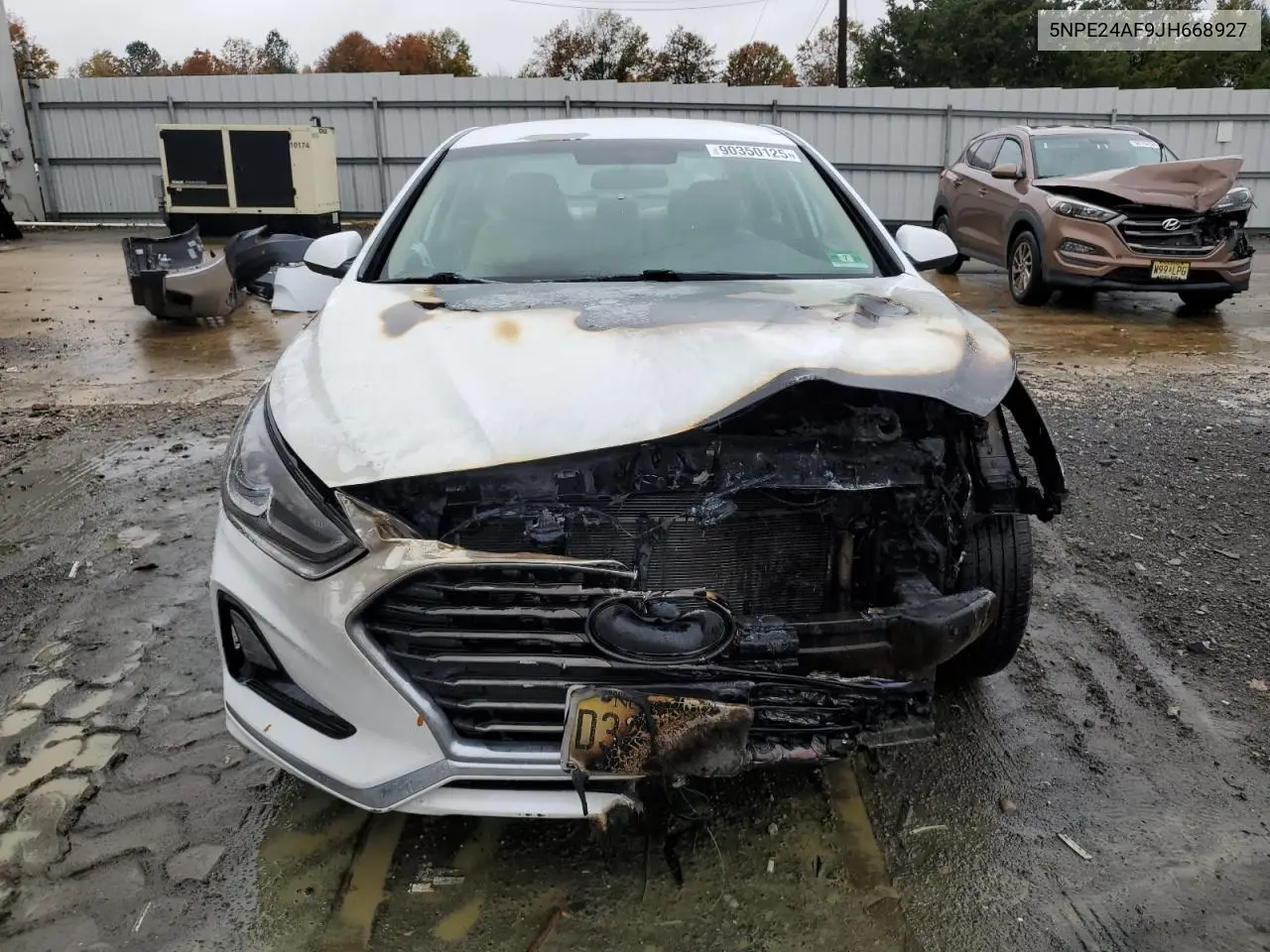 5NPE24AF9JH668927 2018 Hyundai Sonata Se
